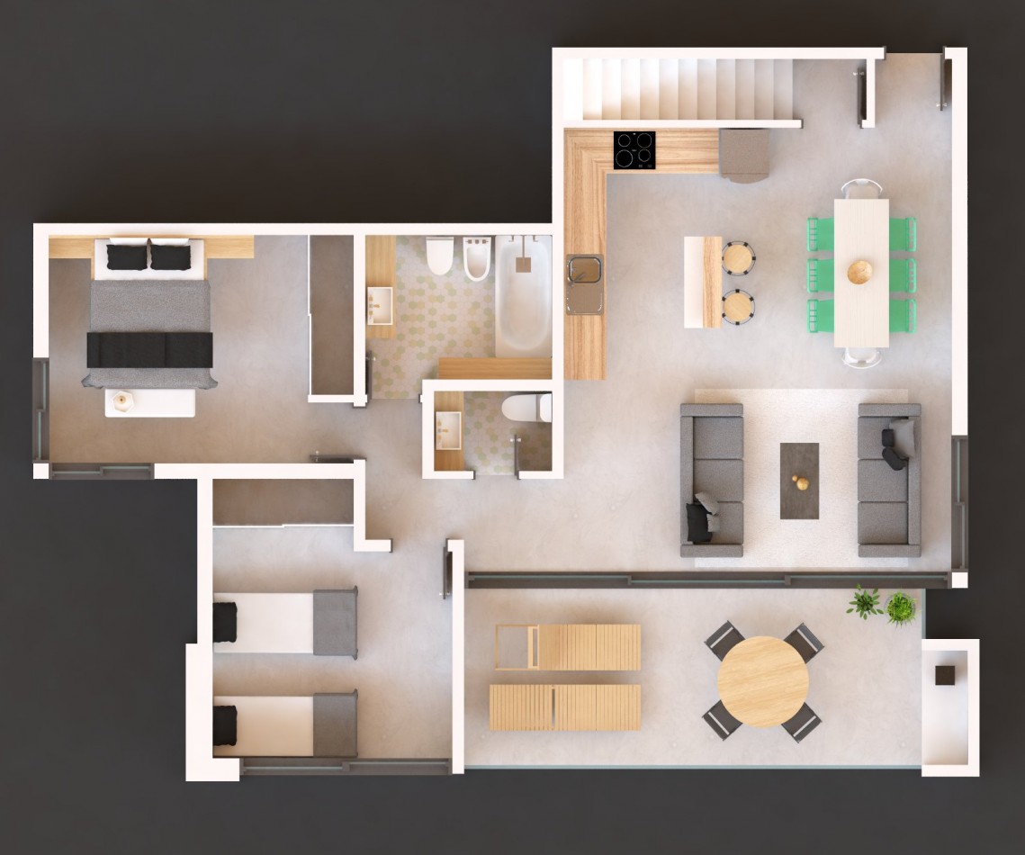 DEPARTAMENTO 3 AMBIENTES EN VENTA